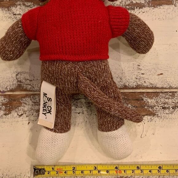Sock monkey 10” - Picture 4 of 4